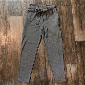 Paper bag waist pants